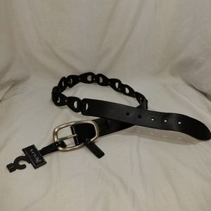 Rolf Belt Leather Black nwt